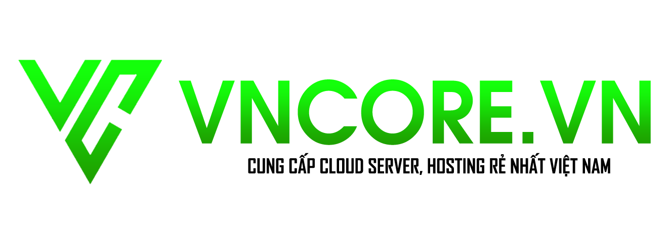 Logo VNCore.vn &ndash; Cloud Server Chất Lượng Cao, Tốc Độ Vượt Trội